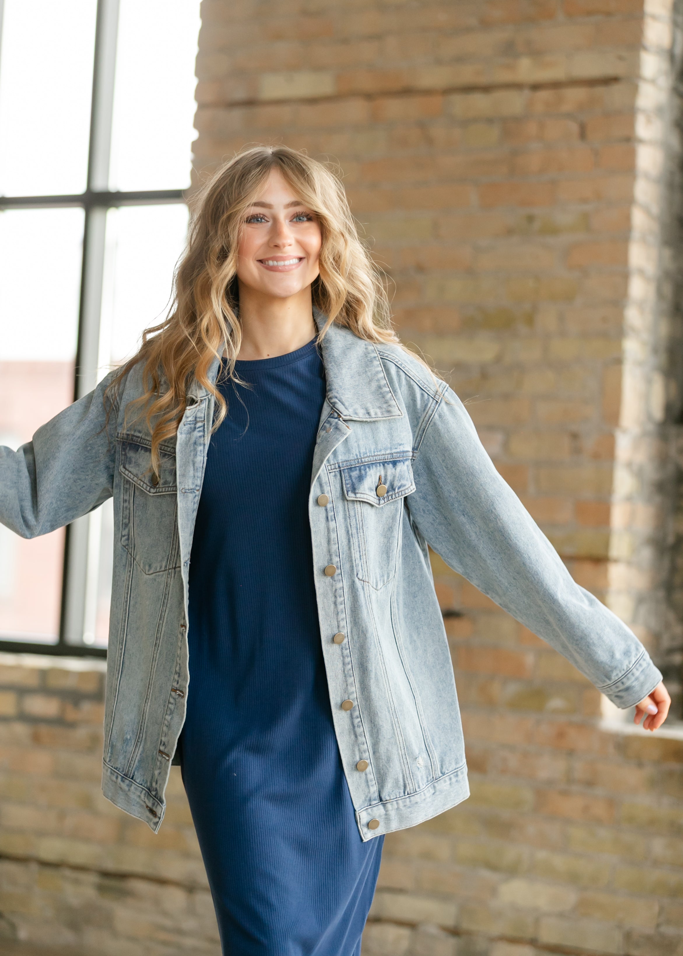 Brinx Oversized Denim Jacket