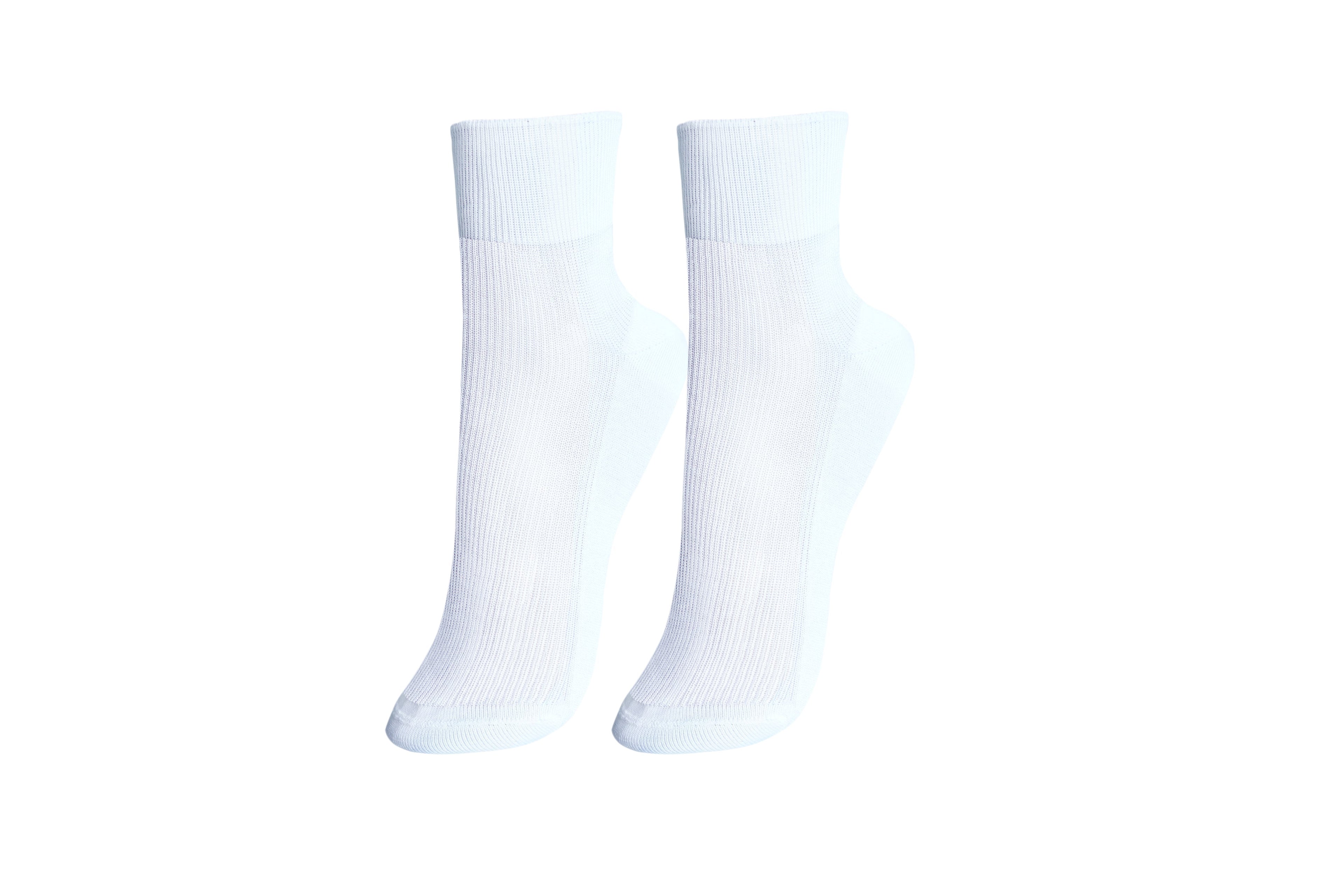 tittimitti® 100% Mercerized Cotton "Filo di Scozia" Women's Ankle Socks. 1 Pair. Made in Italy.